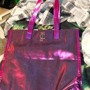 Juicy Couture large pink tote bag